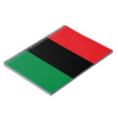 Carnet Drapeau panafricain (Côté gauche)