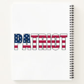 Carnet Drapeau Patriot (Dos)
