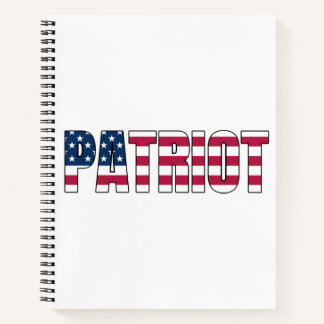 Carnet Drapeau Patriot