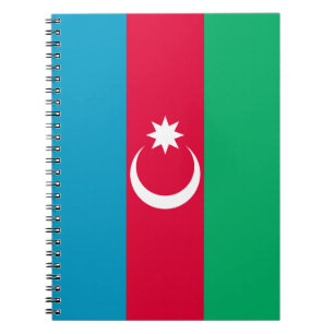 Carnet Drapeau patriotique azerbaïdjanais