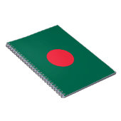 Carnet Drapeau patriotique du Bangladesh (Côté Droit)