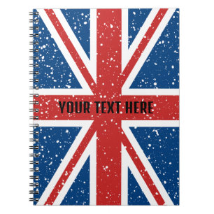 Carnet Drapeau personnalisé du Royaume-Uni