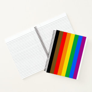 Carnet Drapeau Philly Rainbow Pride