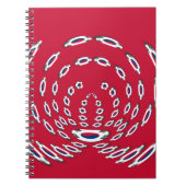 Carnet Drapeau Polka de Corée du Sud (Devant)