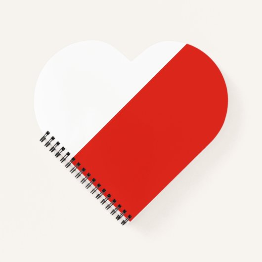 Carnet Drapeau polonais (Devant)