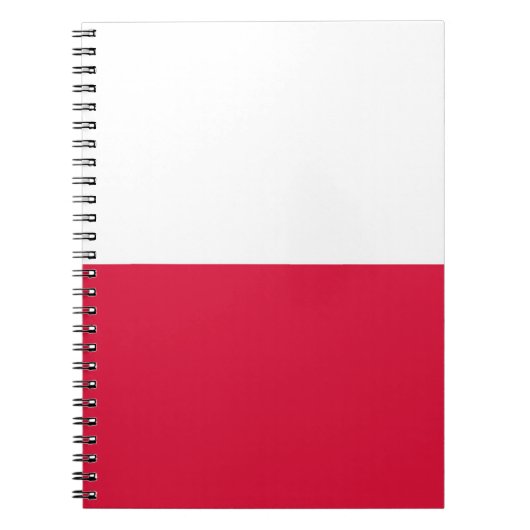 Carnet Drapeau polonais (Devant)