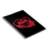 Carnet Drapeau polonais élégant (Côté Droit)