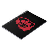 Carnet Drapeau polonais élégant (Côté gauche)