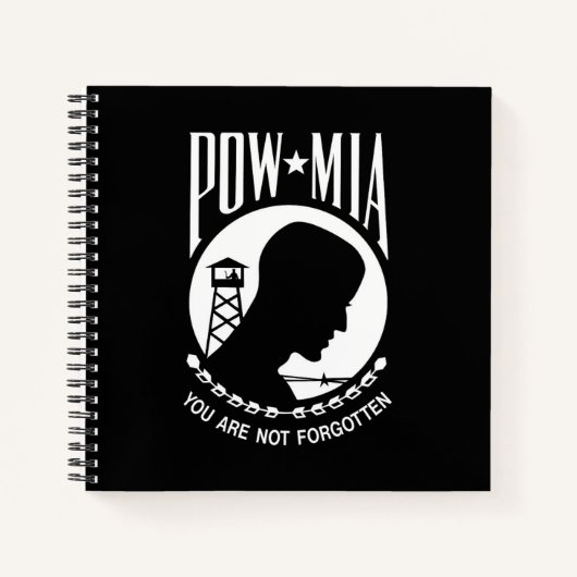 Carnet Drapeau POW MIA : Soldats disparus de la guerre du (Devant)