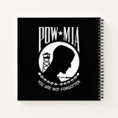 Carnet Drapeau POW MIA : Soldats disparus de la guerre du (Dos)