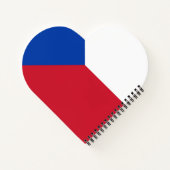 Carnet Drapeau République tchèque (Dos)