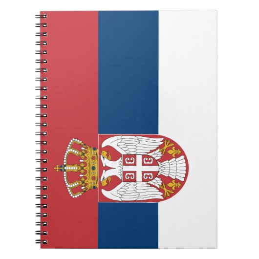 Carnet Drapeau serbe (Devant)