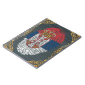 Carnet Drapeau serbe d'empreinte digitale de contact (Côté gauche)