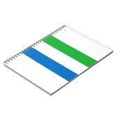 Carnet Drapeau Sierra Leone (Côté gauche)