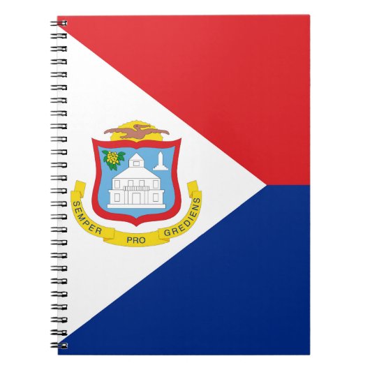 Carnet Drapeau Sint Maarten (Devant)