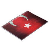 Carnet Drapeau stylisé de Turquie (Côté gauche)