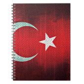Carnet Drapeau stylisé de Turquie (Devant)
