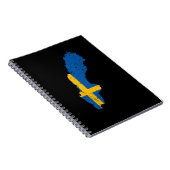Carnet Drapeau Suède (Côté Droit)
