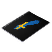 Carnet Drapeau Suède (Côté gauche)