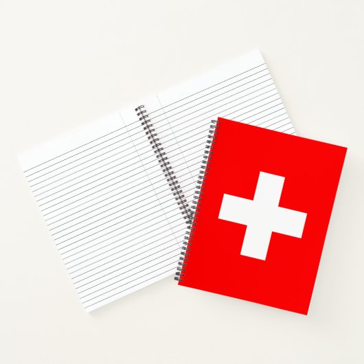 Carnet Drapeau suisse (Suisse) (Intérieur)