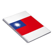 Carnet Drapeau Taïwan (Côté Droit)