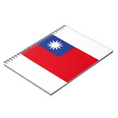 Carnet Drapeau Taïwan (Côté gauche)