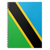 Carnet Drapeau tanzanien (Devant)