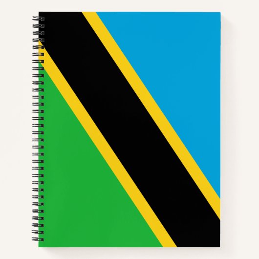 Carnet Drapeau tanzanien (Devant)