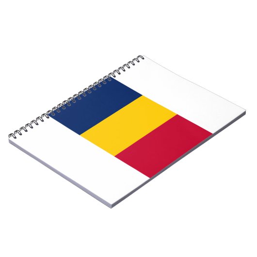 Carnet Drapeau Tchad (Côté gauche)