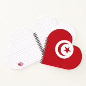Carnet Drapeau tunisien (Intérieur)