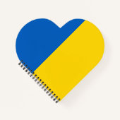Carnet Drapeau ukrainien (Devant)