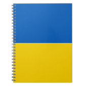 Carnet Drapeau ukrainien (Devant)