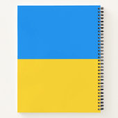 Carnet Drapeau ukrainien (Dos)
