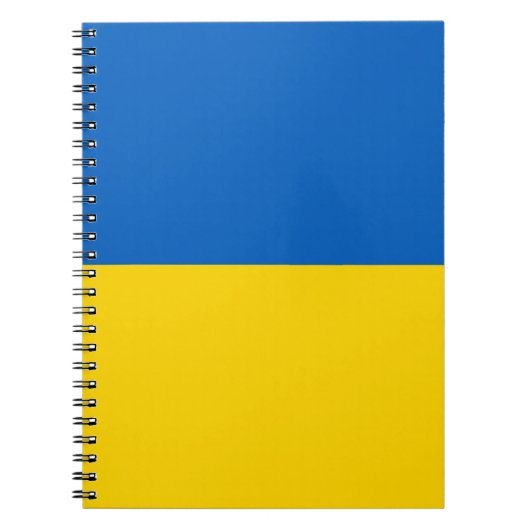 Carnet Drapeau ukrainien (Devant)