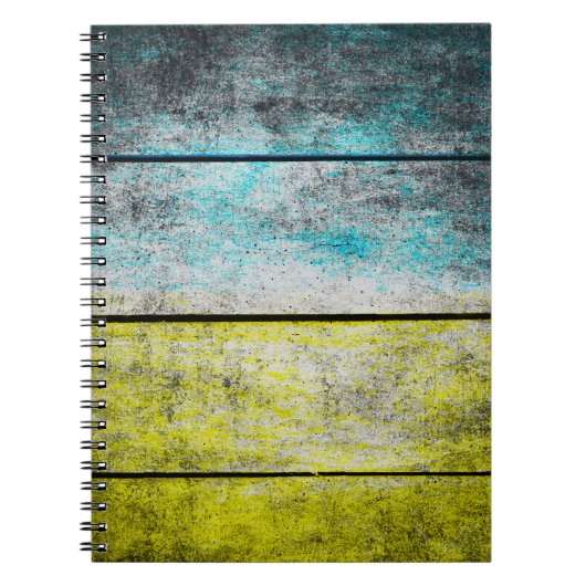 Carnet Drapeau ukrainien sur bois (Devant)