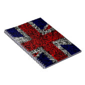 Carnet Drapeau Union Jack Royaume-Uni patriotique (Côté Droit)