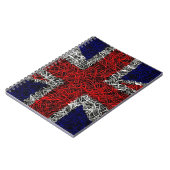 Carnet Drapeau Union Jack Royaume-Uni patriotique (Côté gauche)
