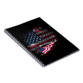 Carnet Drapeau USA (Côté Droit)