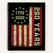 Carnet Drapeau Usa 250e Anniversaire (Devant)