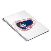 Carnet Drapeau Utah Escalade carabiner (Côté Droit)