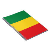 Carnet Drapeau vert, or (jaune) et rouge (Côté Droit)