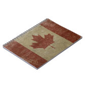 Carnet Drapeau vintage du Canada (Côté gauche)