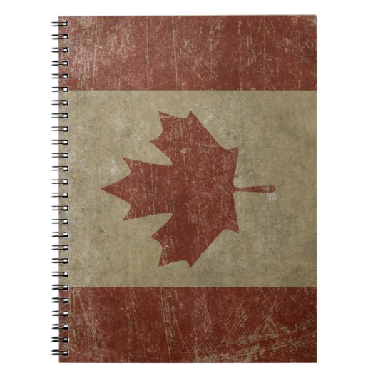 Carnet Drapeau vintage du Canada (Devant)