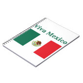 Carnet Drapeau Viva Mexico (Côté gauche)