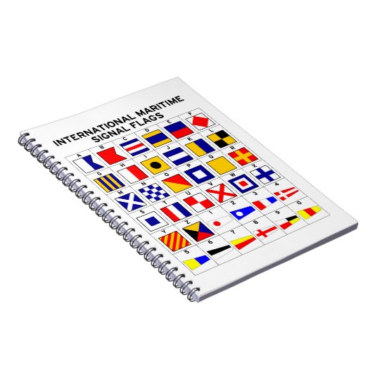 Carnet Drapeaux de signal maritimes internationaux (Côté Droit)