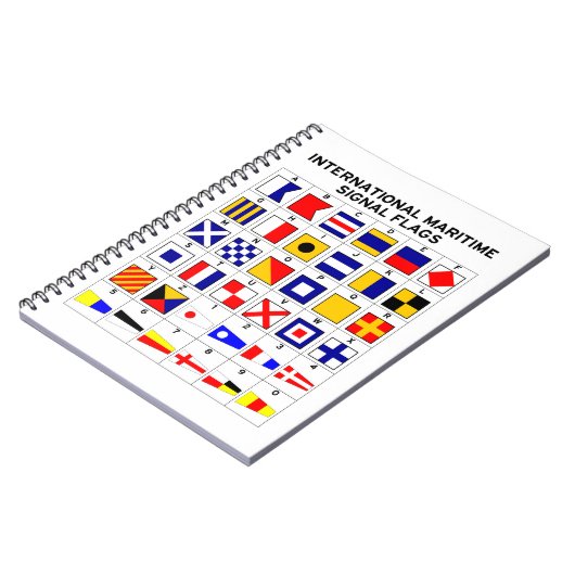 Carnet Drapeaux de signal maritimes internationaux (Côté gauche)