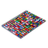 Carnet Drapeaux des pays du monde (Côté gauche)