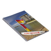 Carnet Drapeaux et planche de sauvetage de surf (Côté Droit)