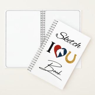 Carnet Drawing Sketchbook for Horse Lovers – Blank Pages