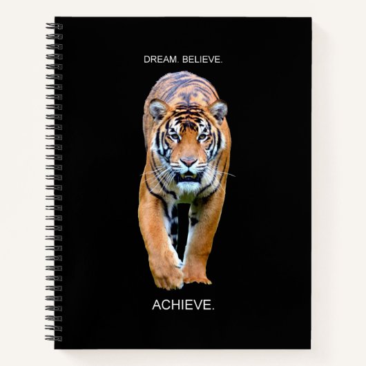 Carnet Dream Believe Atteindre Citations Motivationnelles (Devant)